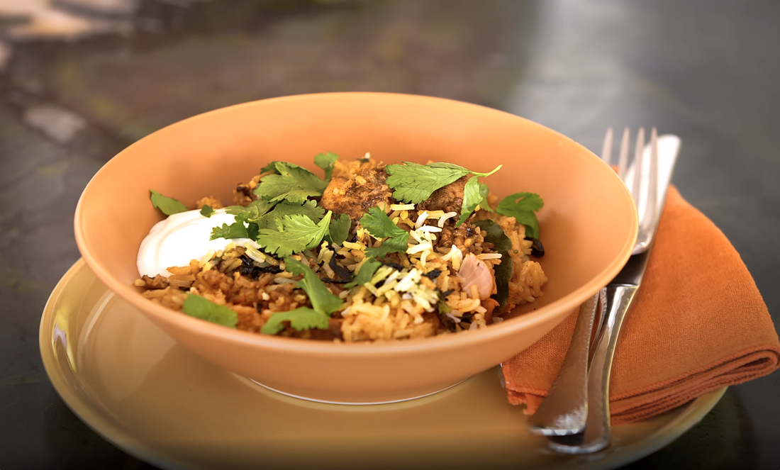 Biryani Chicken, o arroz com galinha indiano