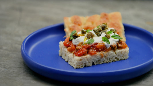 Sanduíche de Foccacia Alla Puttanesca